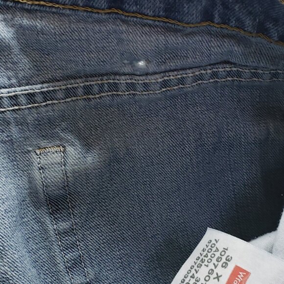 Classic Mid Rise Regular Fit Straight Leg Jeans Mens Size 36 X 32 Wrangler - Picture 8 of 12